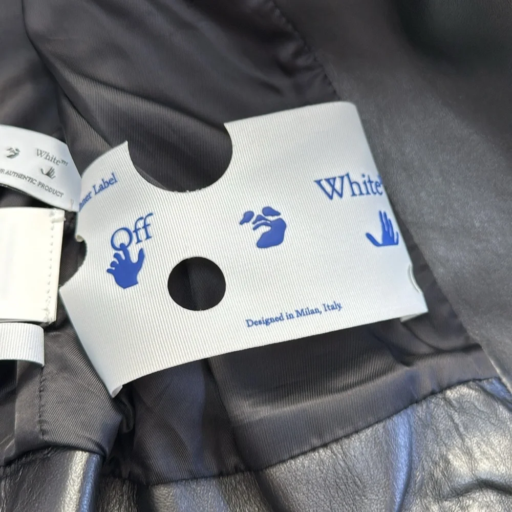 Off-White™️ 💯 leather jacket - Picture 10 of 15